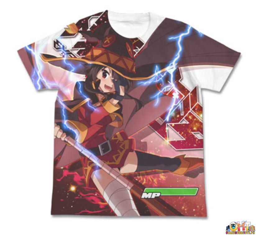 COSPA Kono Subarashii Sekai ni Shukufuku wo! 2 Megumin Explosion Full graphic T-shirt White