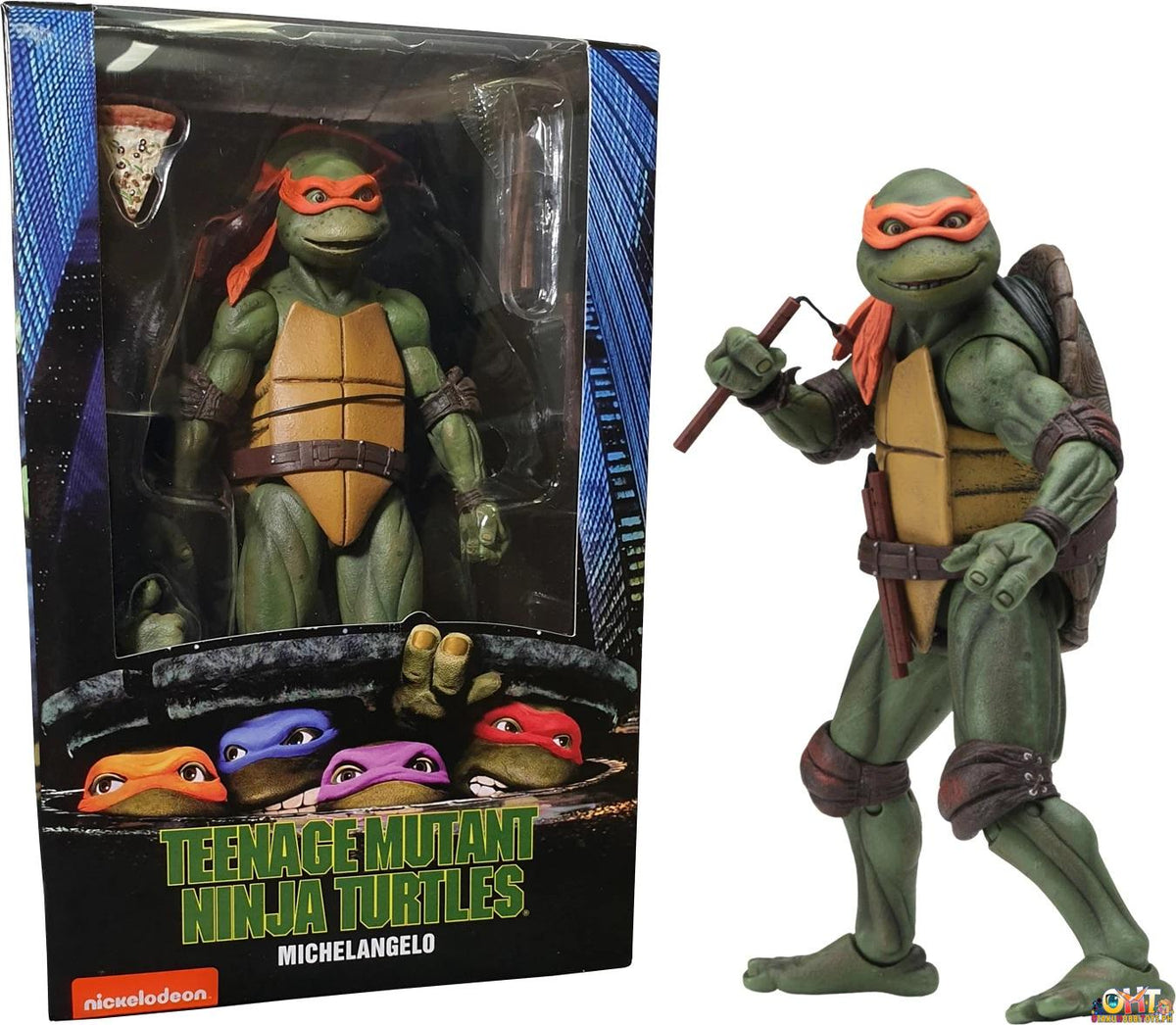 NECA 7” Scale Action Figure 1990 Movie Michelangelo (Reproduction 2021)