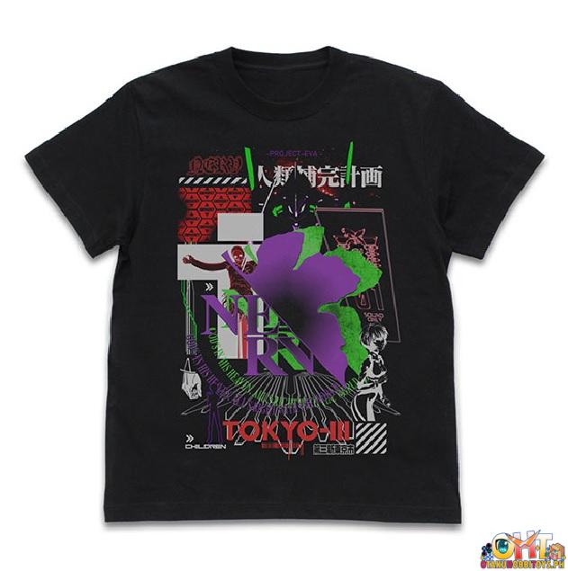 COSPA Evangelion NERV Acid Graphics T-shirt XLARGE