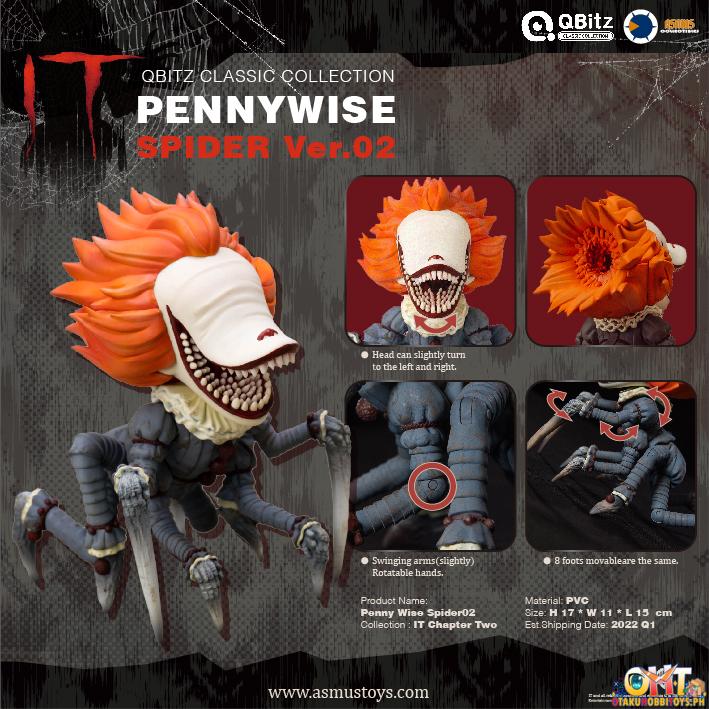 Asmus Toys Q-Bitz Classic Series IT Chapter Two Pennywise Spider Version 2 QB012S2