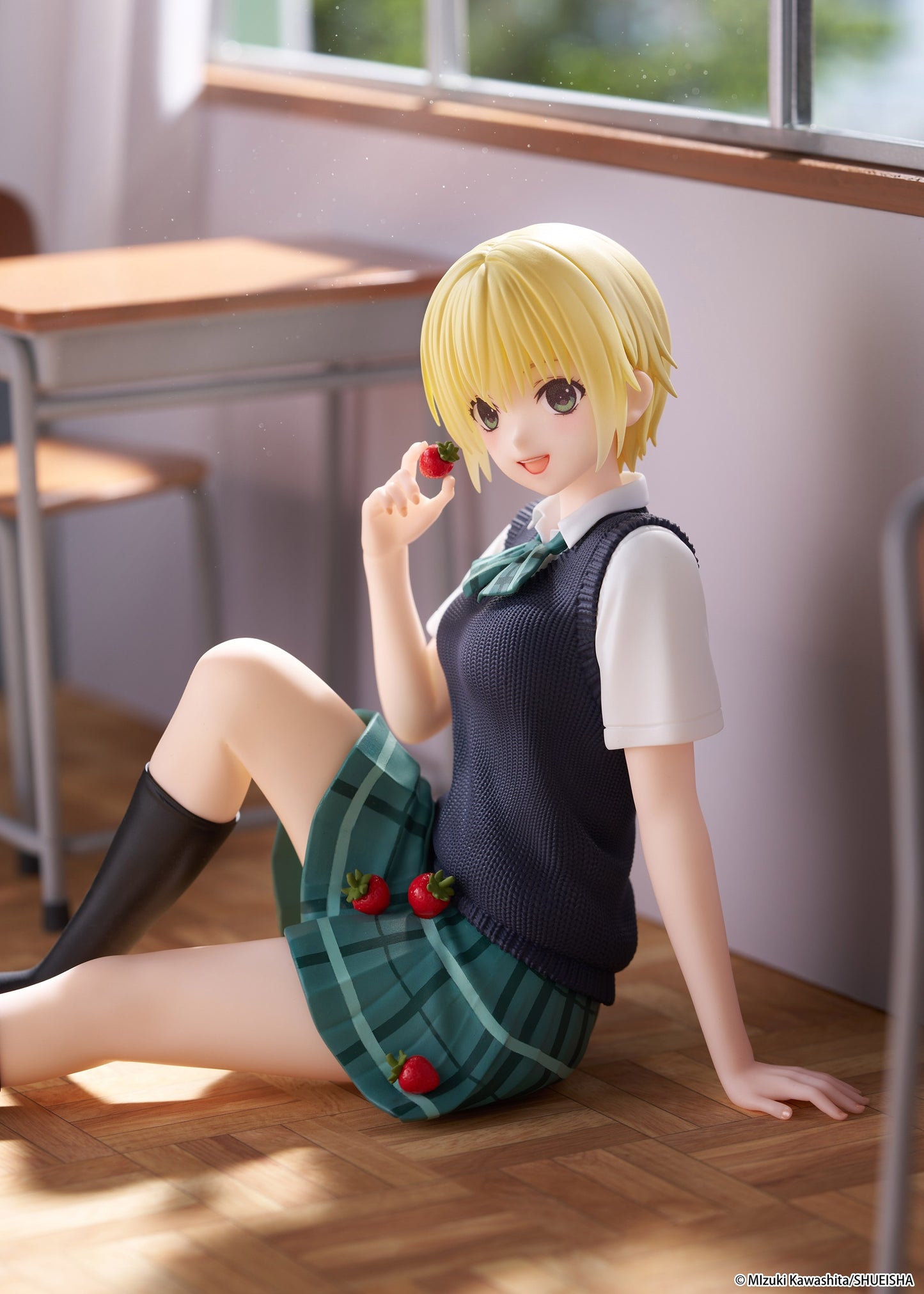 TAITO Strawberry 100% Desktop Cute Figure - Tsukasa Nishino (School uniform Ver.)