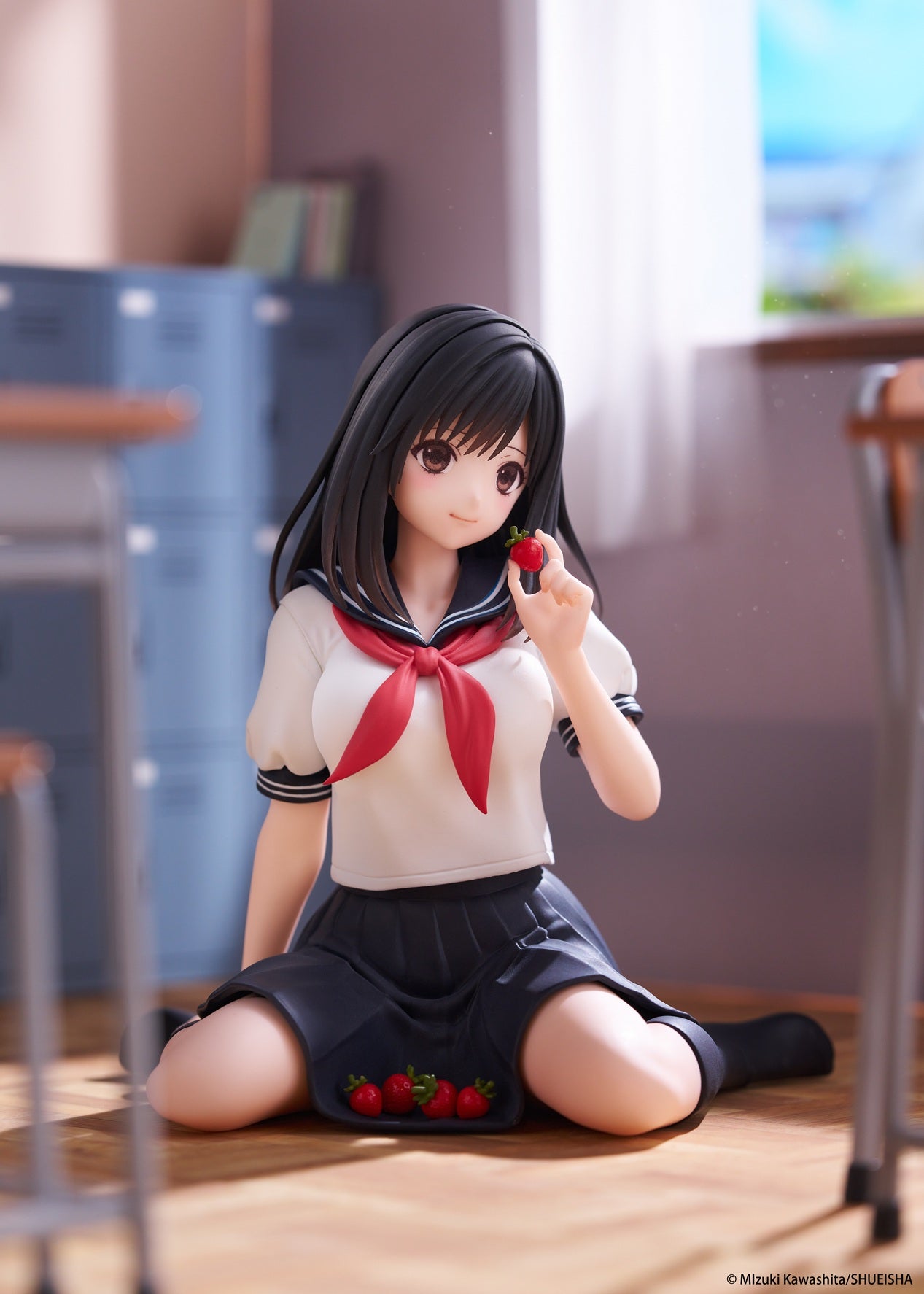 TAITO Strawberry 100% Desktop Cute Figure - Aya Tojo (School uniform Ver.)