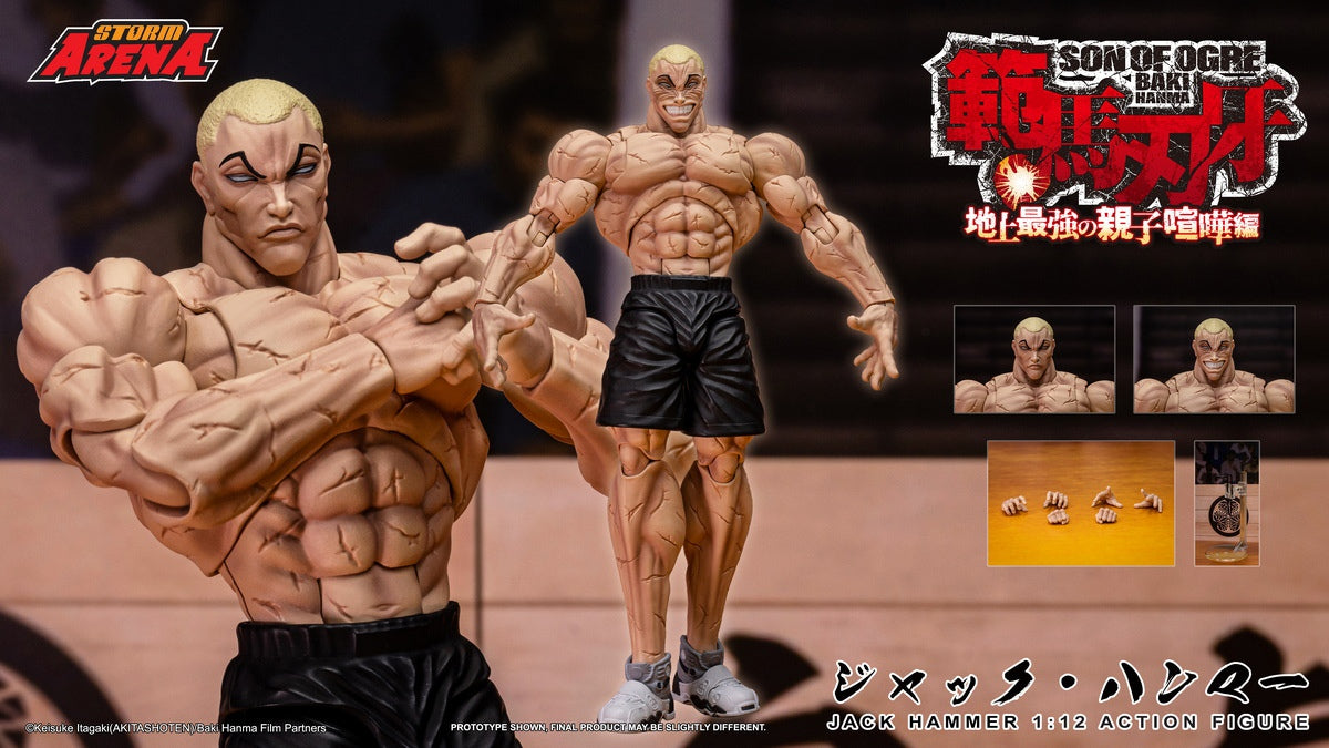 Storm Arena 1/12 Baki Hanma: Jack Hammer Action Figure