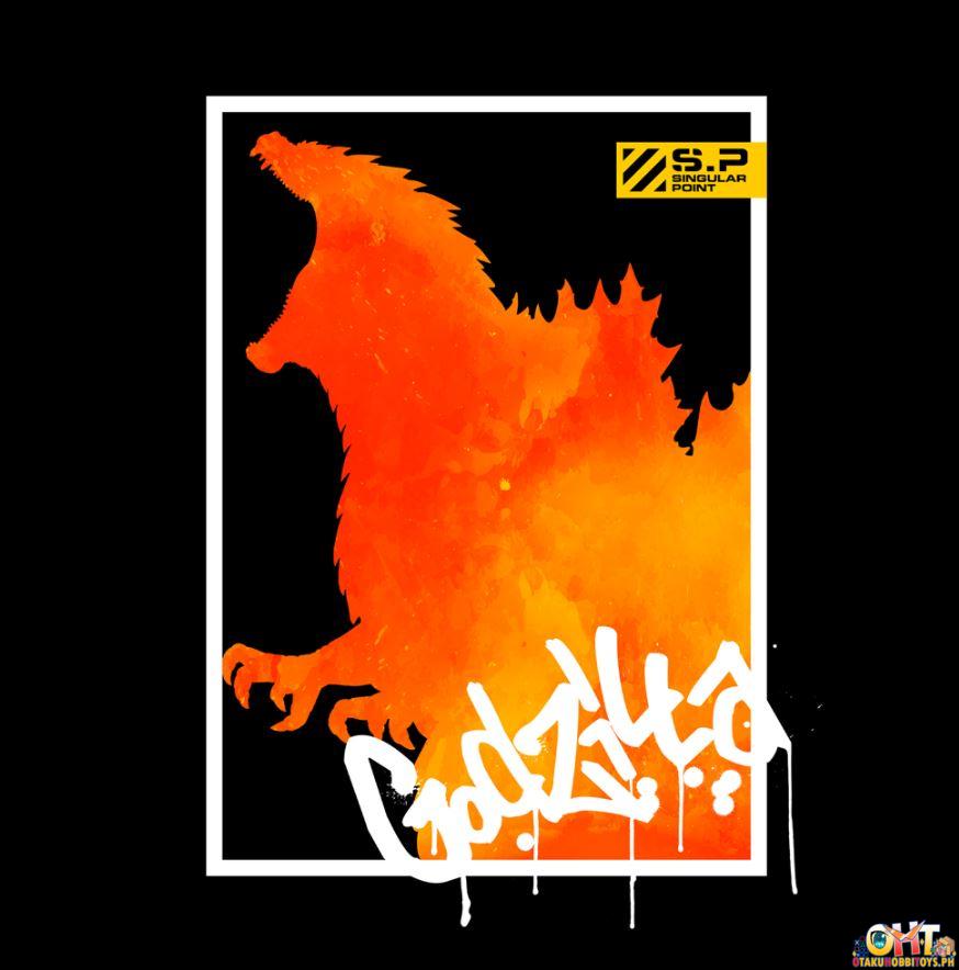 COSPA Godzilla Singular Point Godzilla Silhouette T-shirt Black