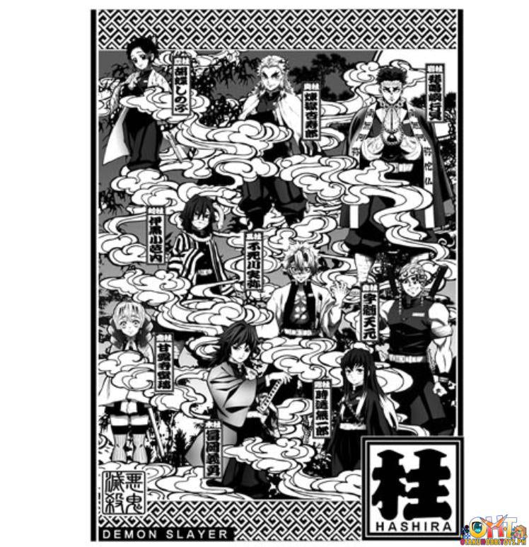 COSPA Demon Slayer: Kimetsu no Yaiba Pillars T-shirt White