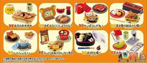 Re-Ment Rilakkuma Sushi (Box of 8)