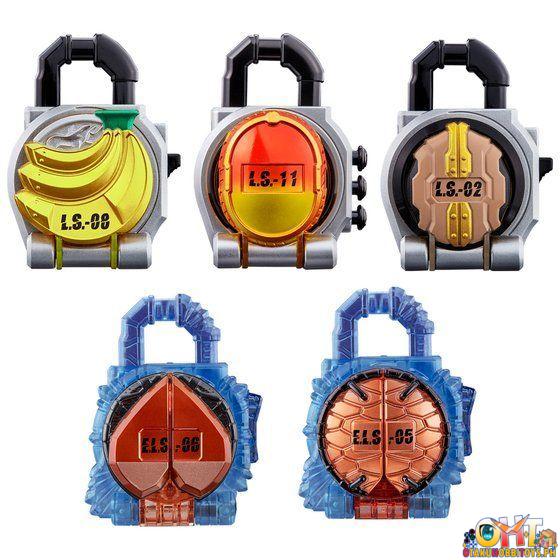 Bandai Complete Selection Modification Lockseed TEAM BARON SET