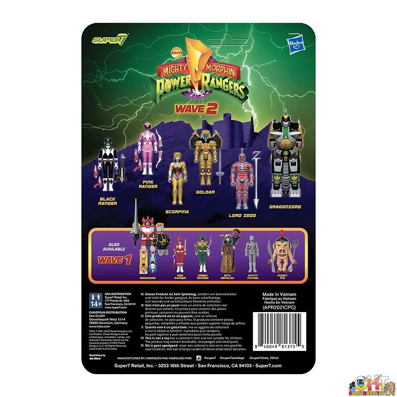 SUPER7 Mighty Morphin Power Rangers ReAction Figure Wave 2 - Goldar