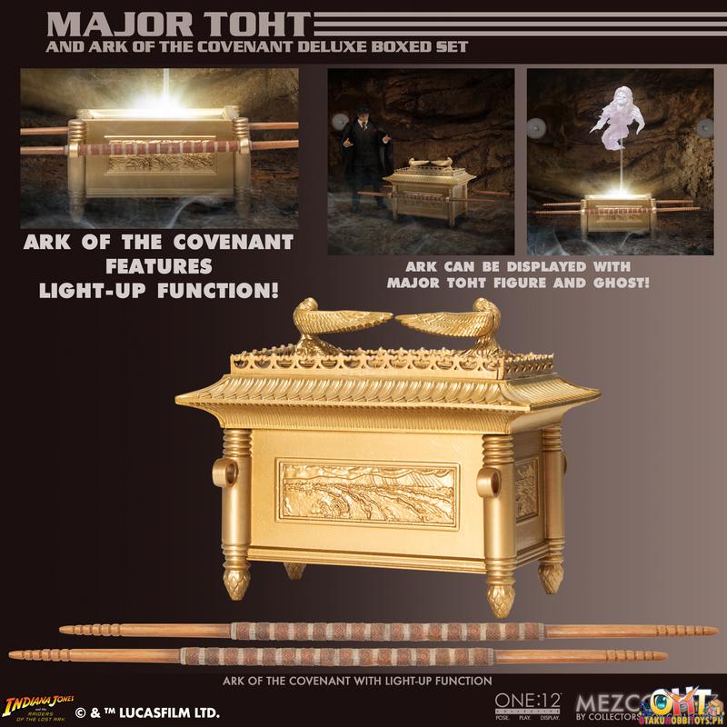 Mezco One:12 Collective Major Toht and Ark of the Covenant Deluxe Boxed Set