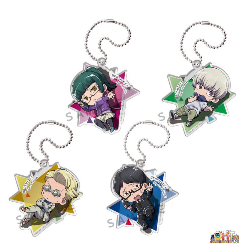 Takara Tomy A.R.T.S Okoshite! Defo Jujutsu Kaisen Trading Acrylic Keychain (Box of 9)