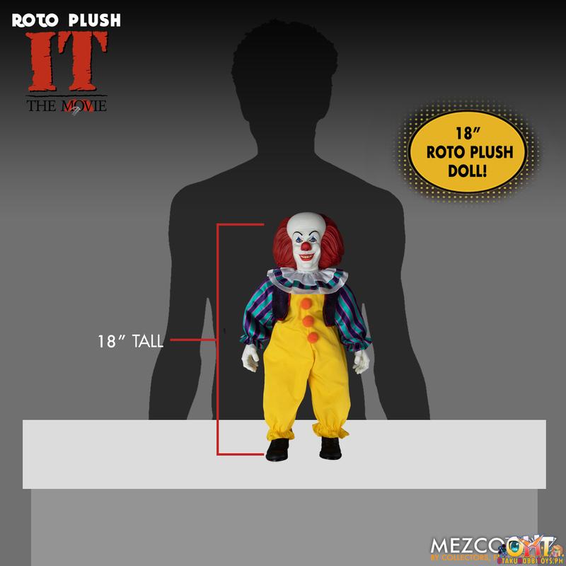 Mezco MDS Roto Plush IT (1990): Pennywise