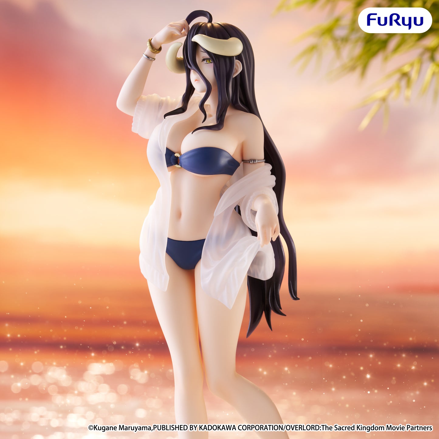 FuRyu OVERLORD Muchute Figure -Albedo aqua ver.-