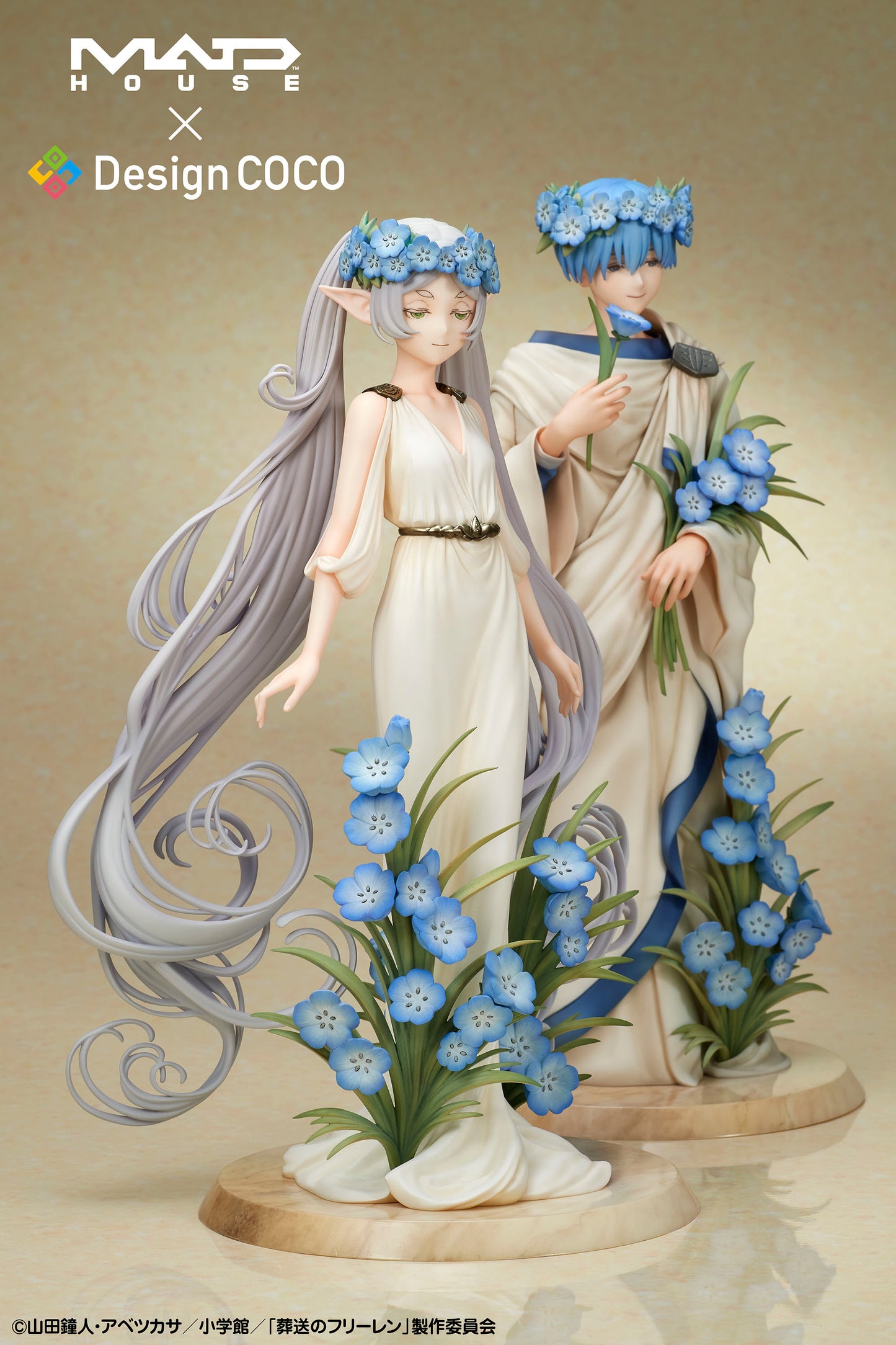 madhouse x DesignCOCO 1/7 Frieren: Beyond Journey's End Frieren & Himmel - Art Nouveau Style (Set)