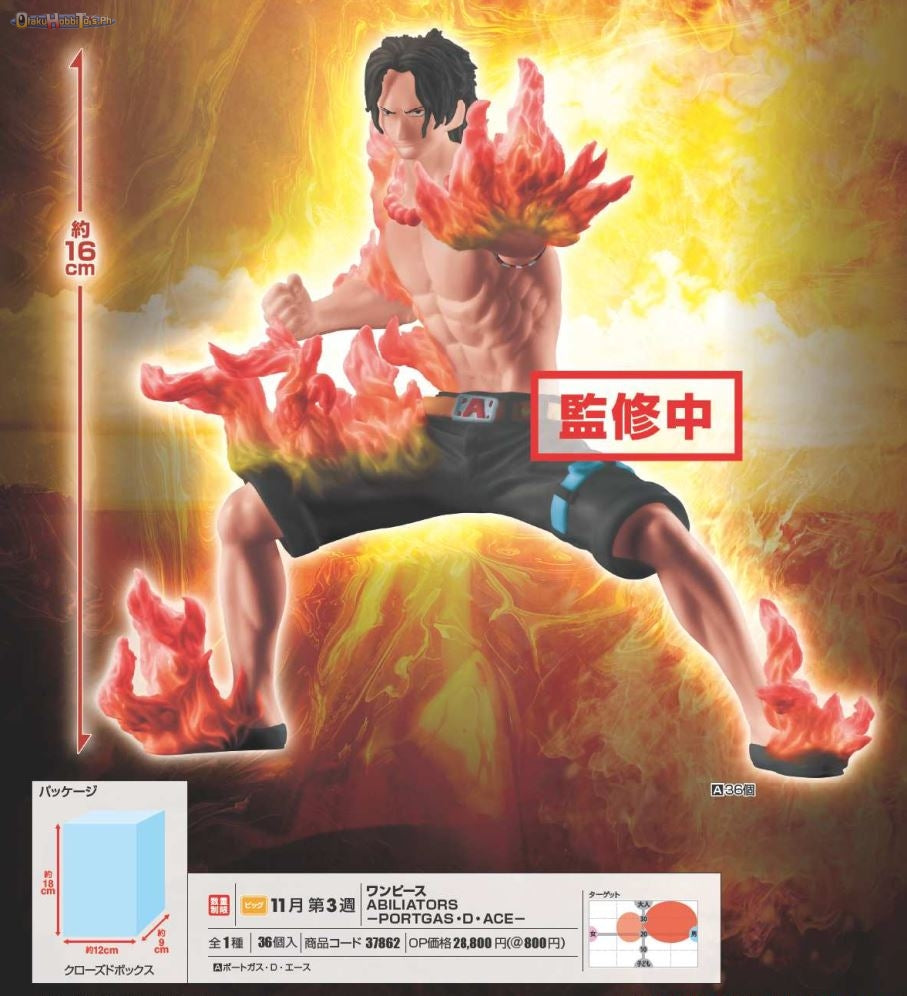 One Piece Abiliators -Portgas D Ace-