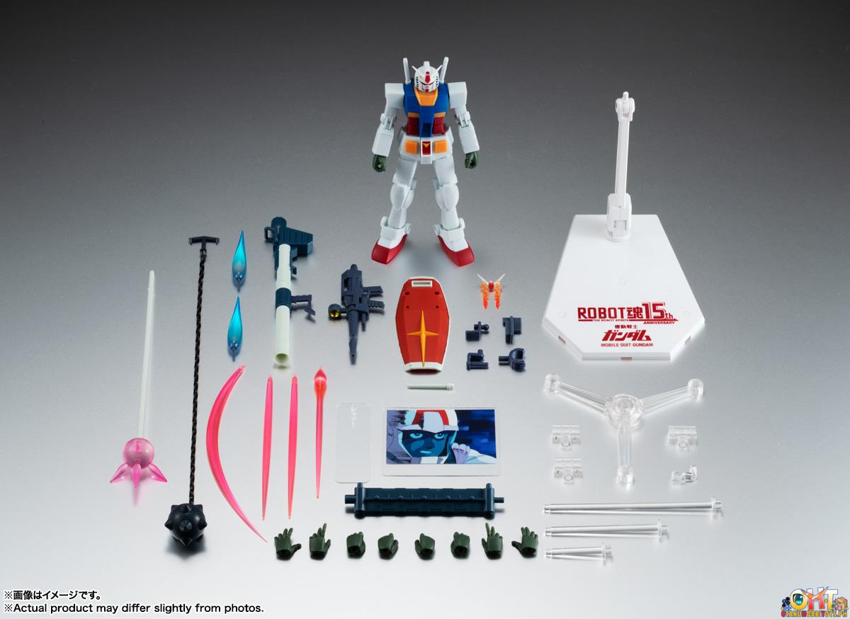 THE ROBOT SPIRITS <SIDE MS> RX-78-2 GUNDAM ver. A.N.I.M.E.~ROBOT SPIRITS 15th ANNIVERSARY~Mobile Suit Gundam