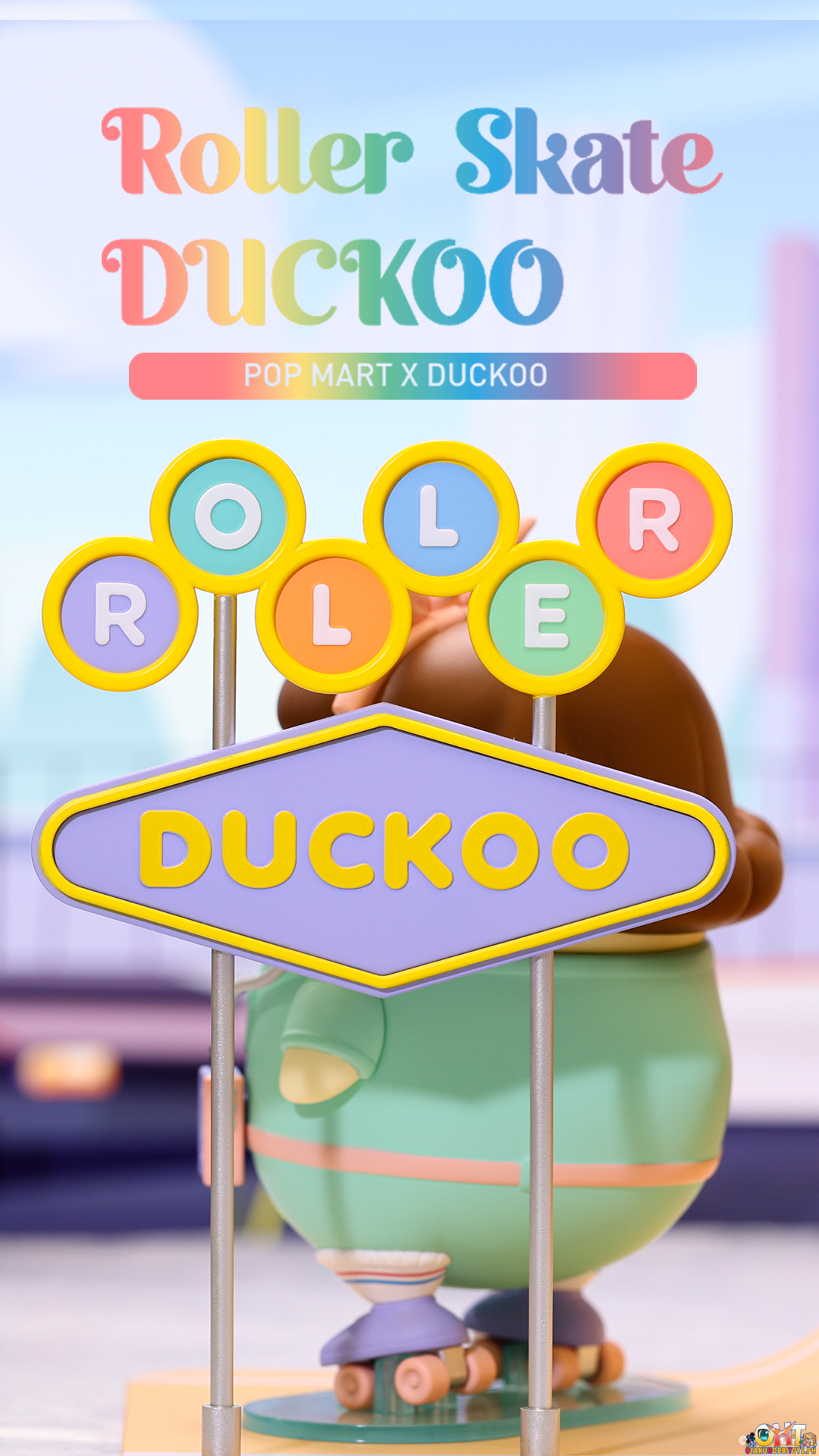 POP MART DUCKOO Roller Skate Figurine