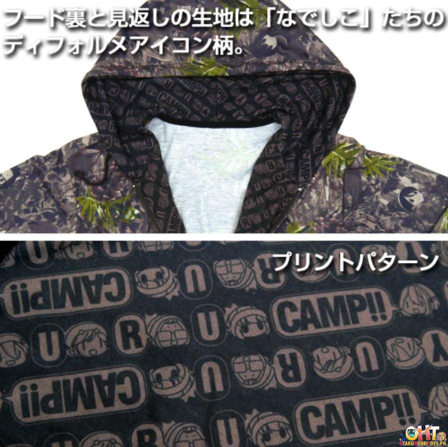 COSPA Yurucamp △ Full Graphic Light Hoodie LARGE
