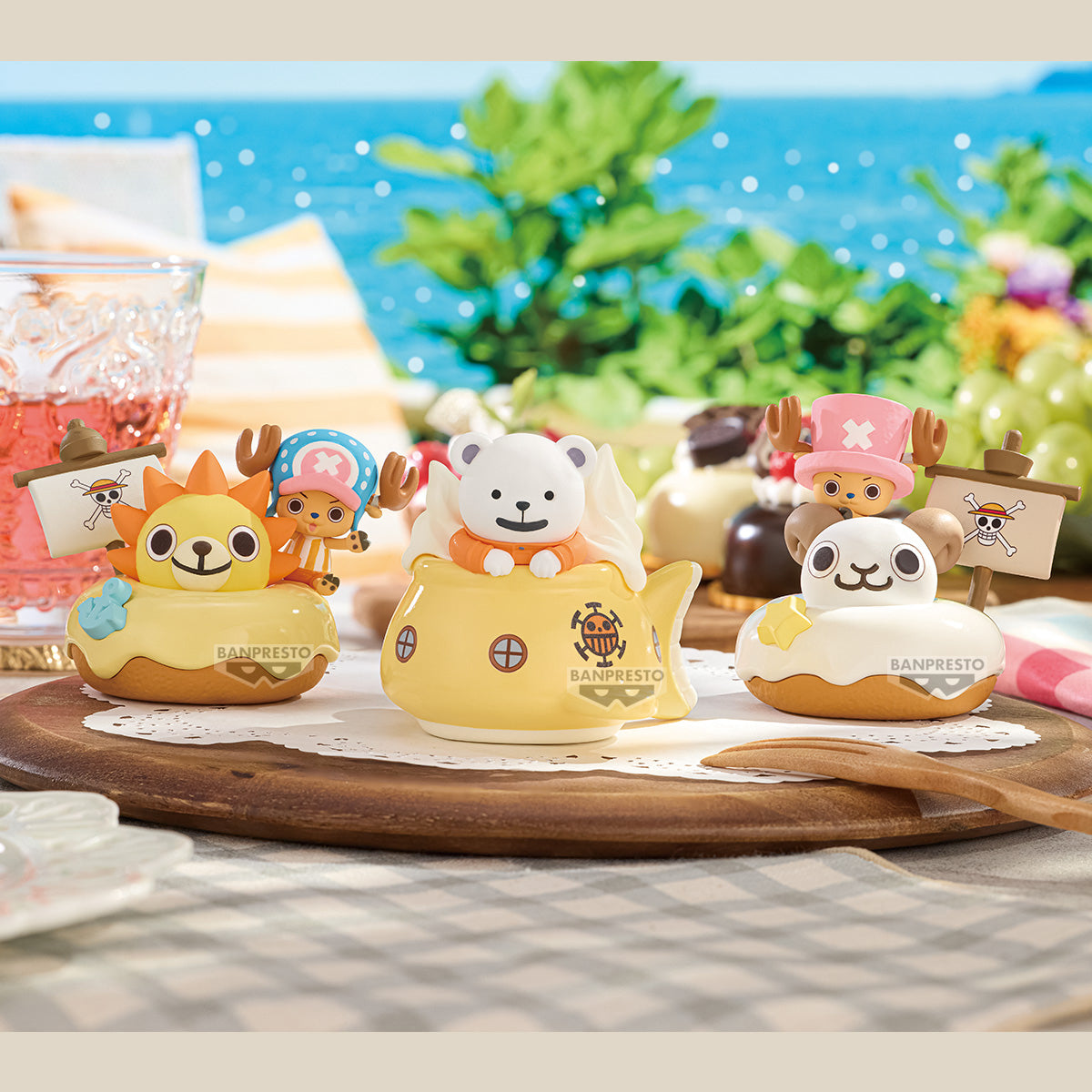 Banpresto One Piece Paldolce Collection Chopper, Bepo & Pirate Ship (C:bepo)