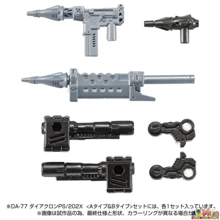 Diaclone DA-77 Diaclone Powered Suits PS / 202X A type & B type Set