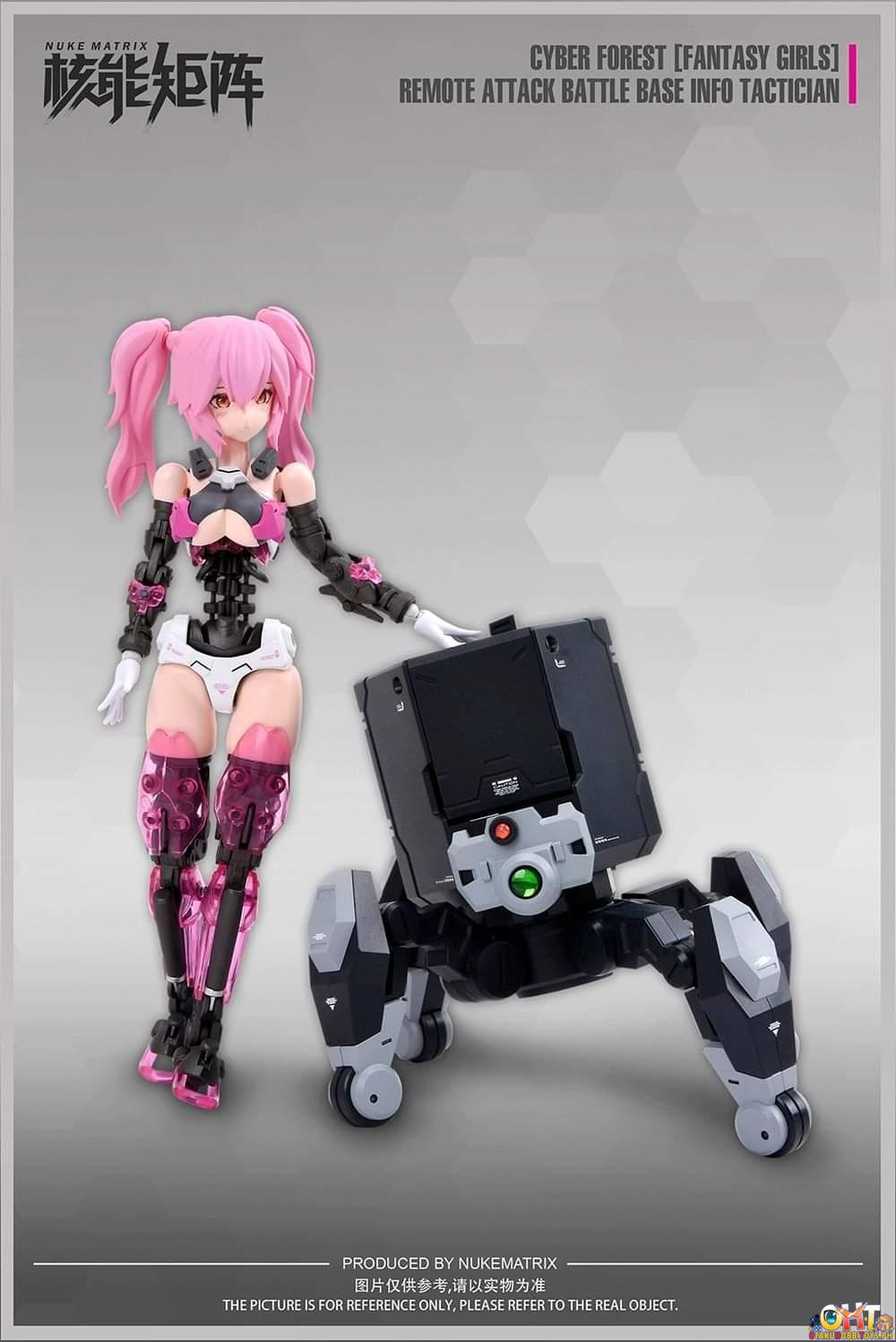 NUKE MATRIX Cyber Forest Fantasy Girls 1/12 Remote Attack Battle Base Info Tactician R.A.B.B.I.T. Mecha EWAC Unit