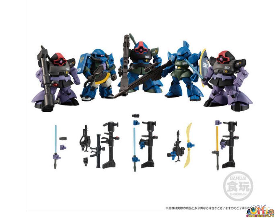 Bandai FW Gundam Converge CORE Nightmare of Solomon 302ND Patrol Squad W/o Gum (Set of 5)
