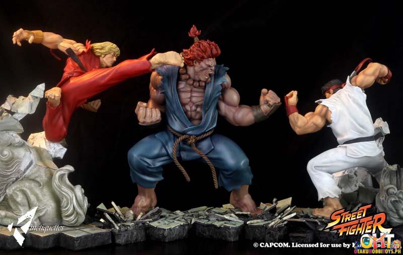 Kinetiquettes Street Fighter Battle of the Brothers – Akuma / 豪鬼 – Raging Demon diorama