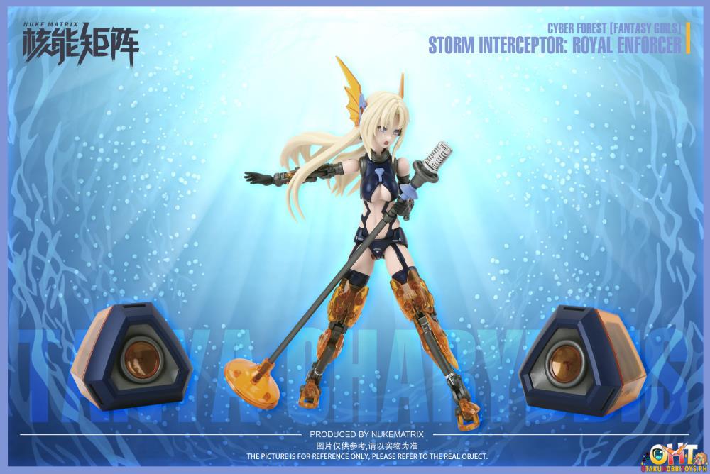 NUKE MATRIX Cyber Forest Fantasy Girls 1/12 Siren Storm Interceptor: Royal Enforcer