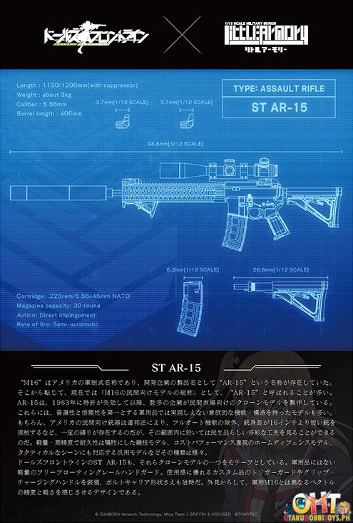 Tomytec 1/12 Little Armory (LADF24) Girl's Frontline ST-AR15 Type