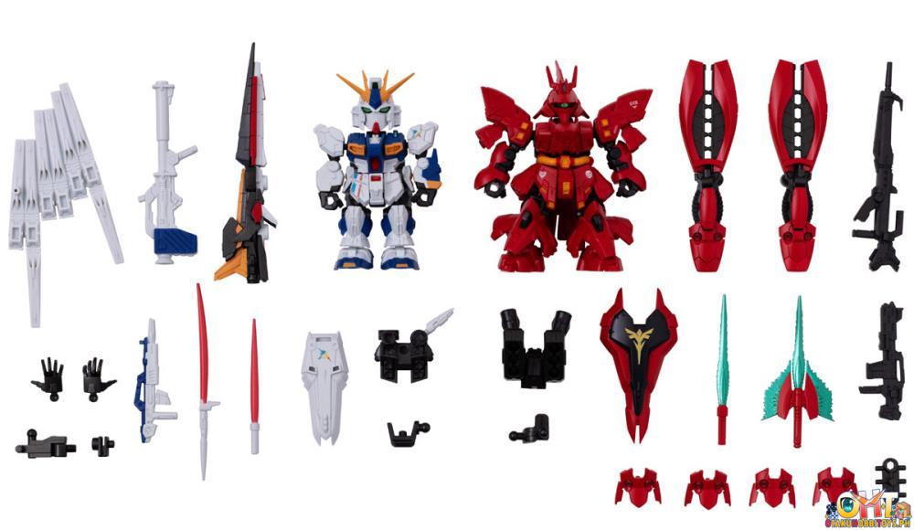 Bandai MOBILITY JOINT GUNDAM RX-93ff νGUNDAM & MSN-04FF Sazabi Set W/o Gum
