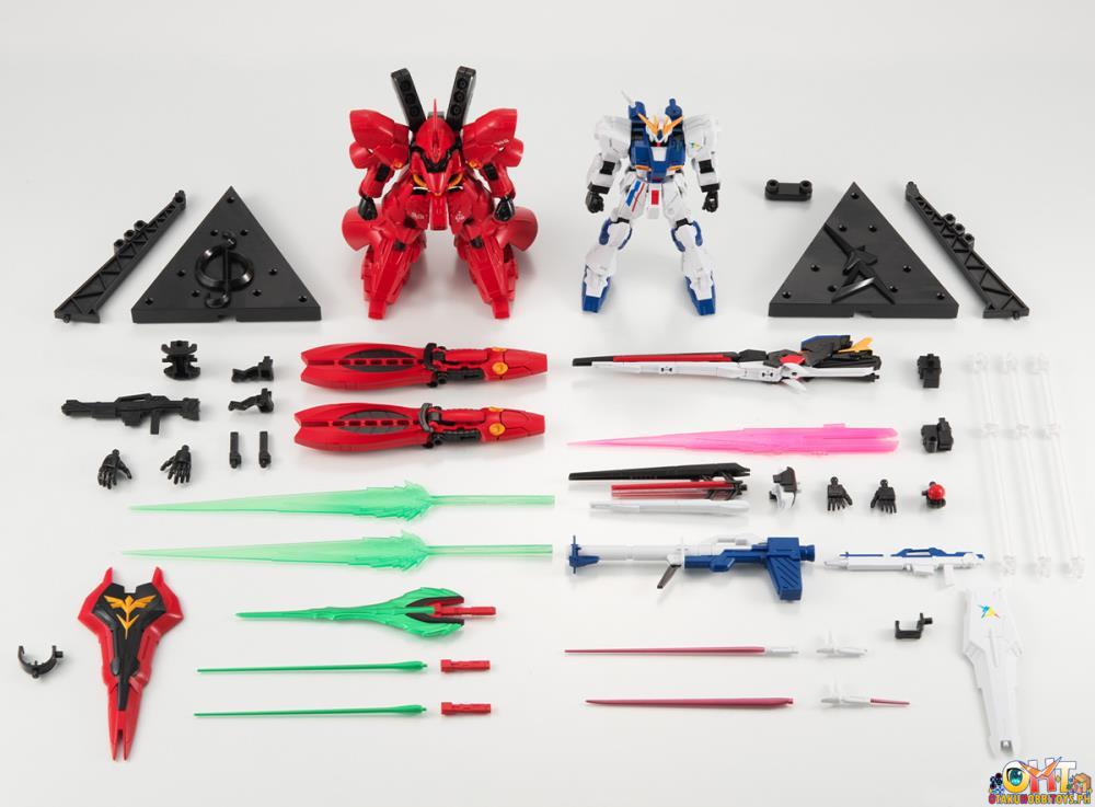 Bandai Mobile Suit Gundam G-Frame FA RX-93ff νGUNDAM & MSN-04FF Sazabi Set W/o Gum