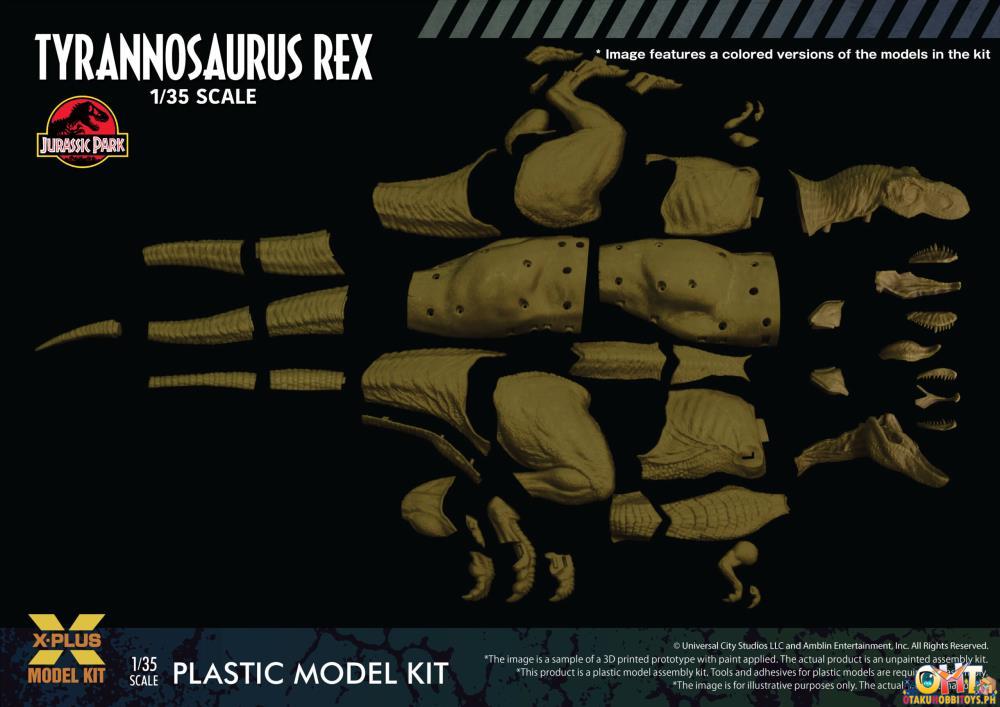 X-Plus Jurassic Park Model Kit Series 1/35 T-Rex