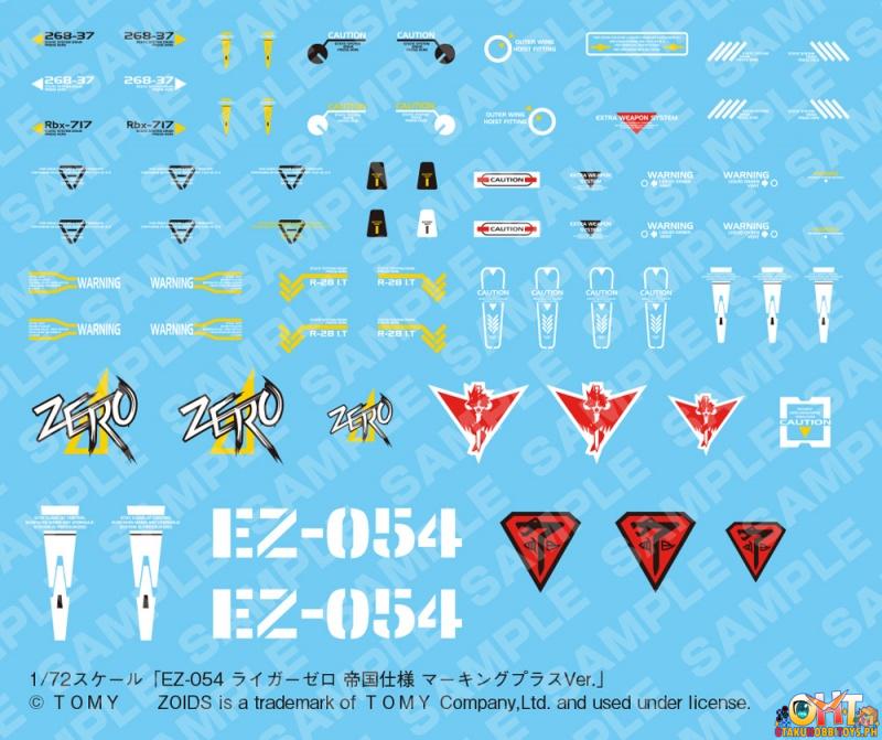 HMM ZOIDS 1/72 EZ-054 Liger Zero Empire Ver. MARKING PLUS Ver.