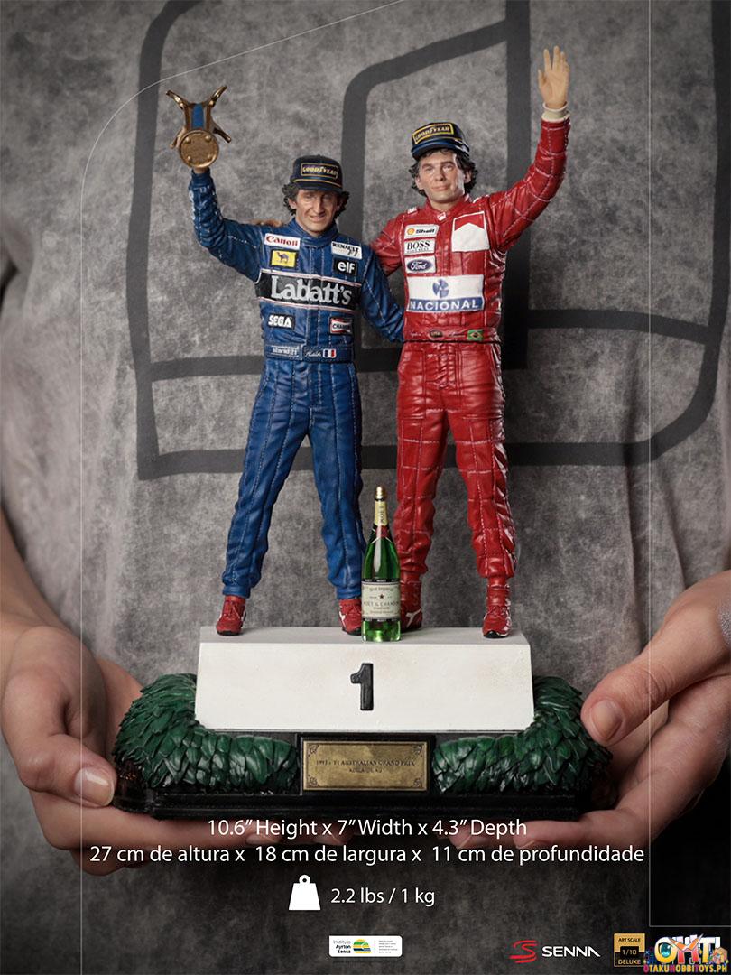 Iron Studios 1/10 Alain Prost and Ayrton Senna, The Last Podium Deluxe Art Scale