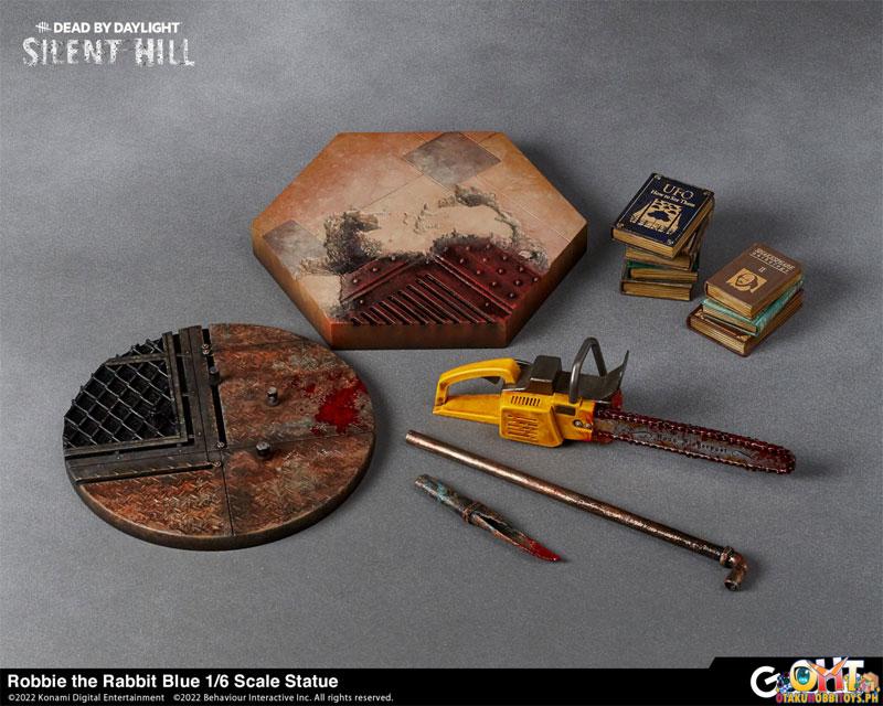 Gecco SILENT HILL x Dead by Daylight 1/6 Robbie the Rabbit Blue Scale Statue