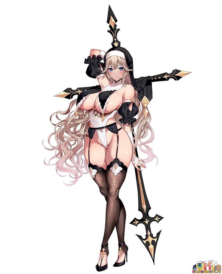 (18+) Pink・Cat Mataro Original Character 1/6 Sinful Saint, Sister Aisha