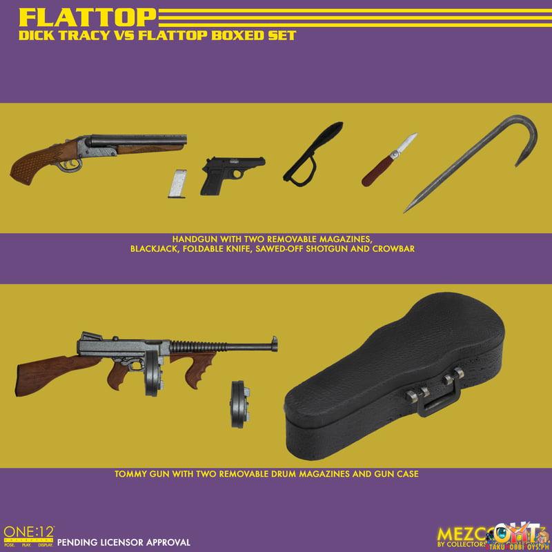 Mezco One:12 Dick Tracy vs Flattop Boxed Set