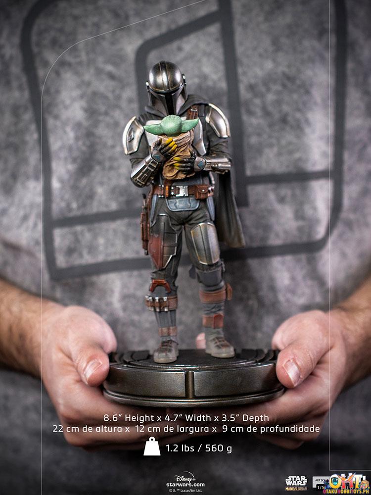 Iron Studios 1/10 The Mandalorian and Grogu Art Scale - The Mandalorian