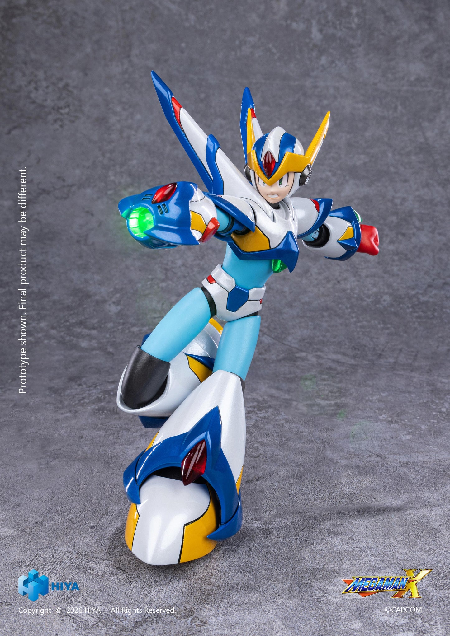 Hiya Toys Mega Man X Series 15cm X Falcon Armor Version Action Figure