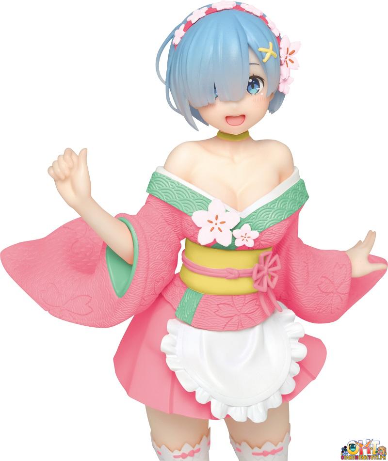Taito Re:Zero − Starting Life in Another World Precious Figure Rem Original Sakura Image Ver Renewal