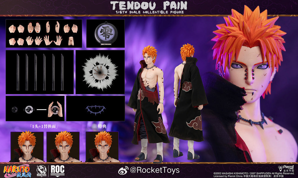 Rocket Toys Naruto Shippuden - Pain (Tendo) Battle Damaged Ver.
