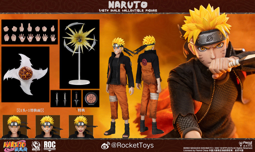 Rocket Toys Naruto Shippuden: Uzumaki Naruto Battle Damaged Ver.
