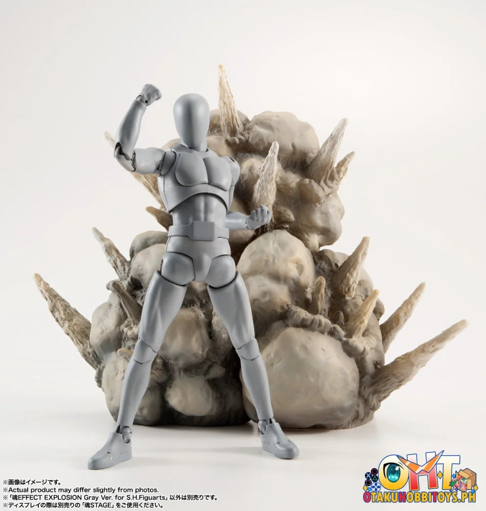 Bandai TAMASHII EFFECT EXPLOSION Gray Ver. for S.H.Figuarts Articulated Figure