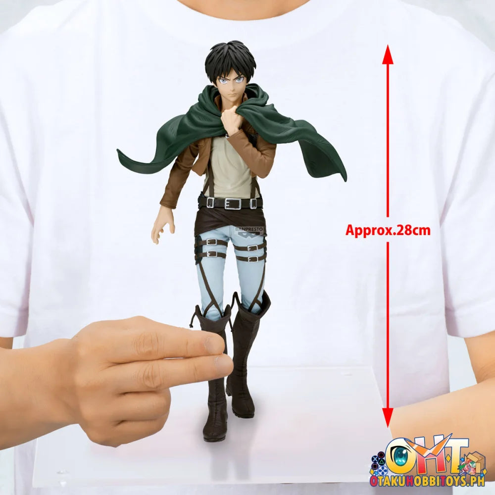 Banpresto Attack on Titan Grandista-eren Yeager- Prize Figure