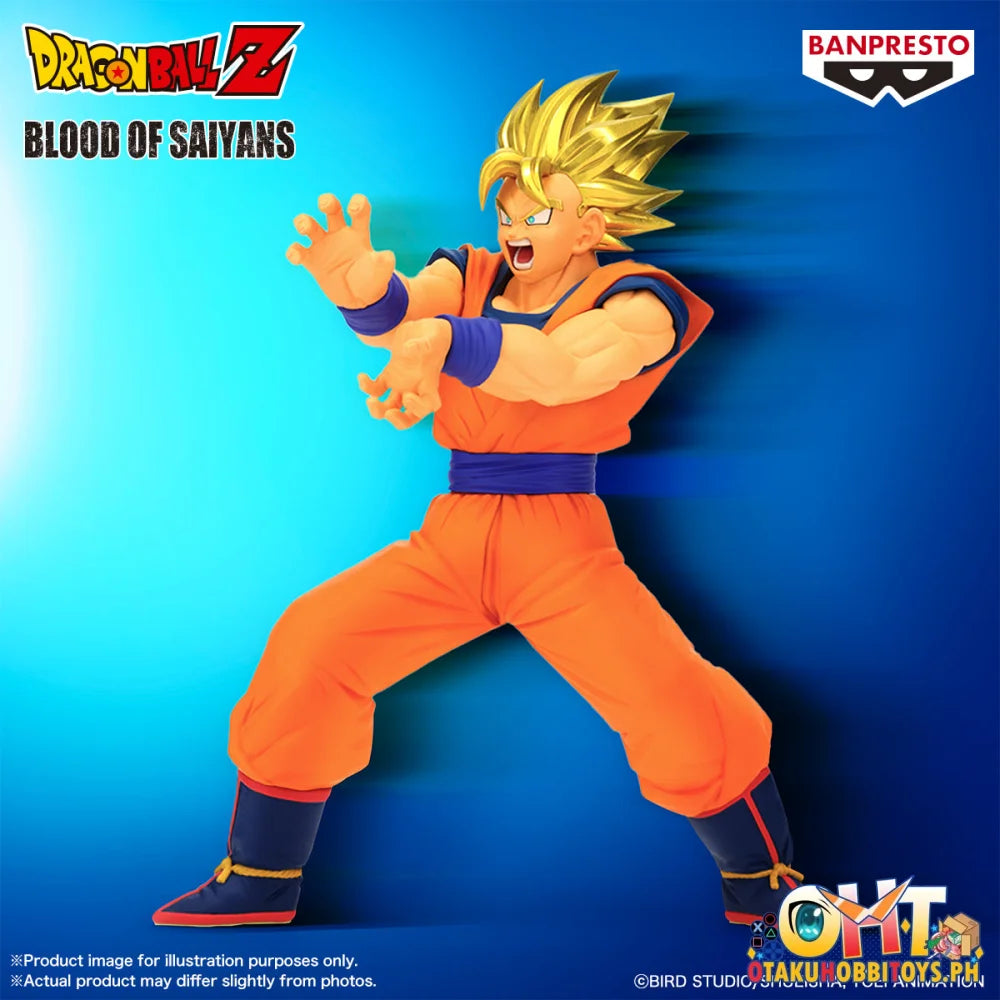 Banpresto Dragon Ball Z Blood of Saiyans-super Saiyan Son Goku- Prize Figure