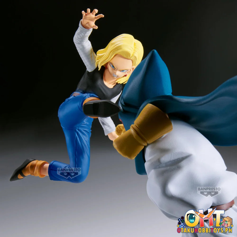 Banpresto Dragon Ball Z Match Makers Android 18 vs Mr. Satan (vs Mighty Mask) Prize Figure