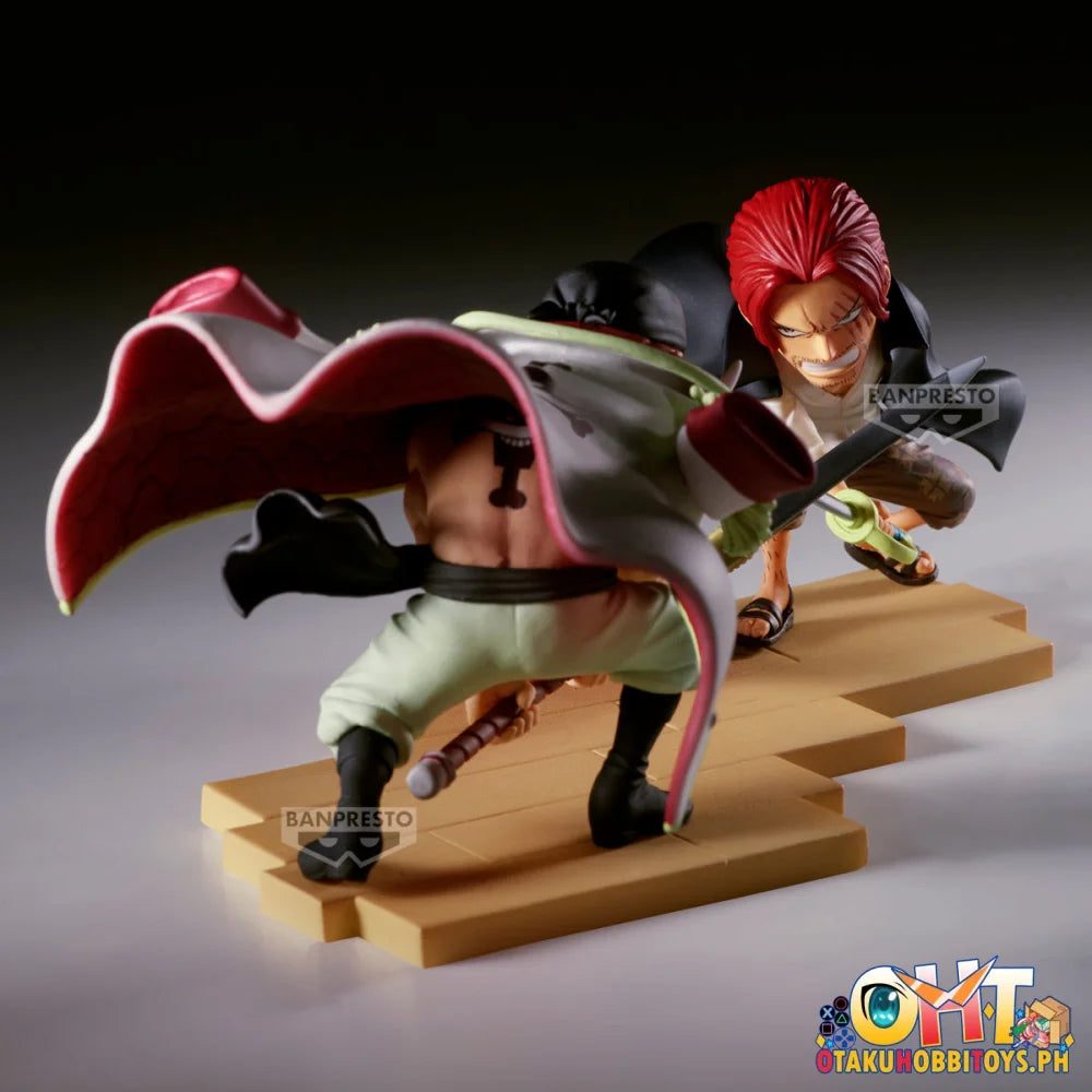 Banpresto One Piece World Collectable Figure Log Stories-Edward.newgate Vs Shanks- Prize