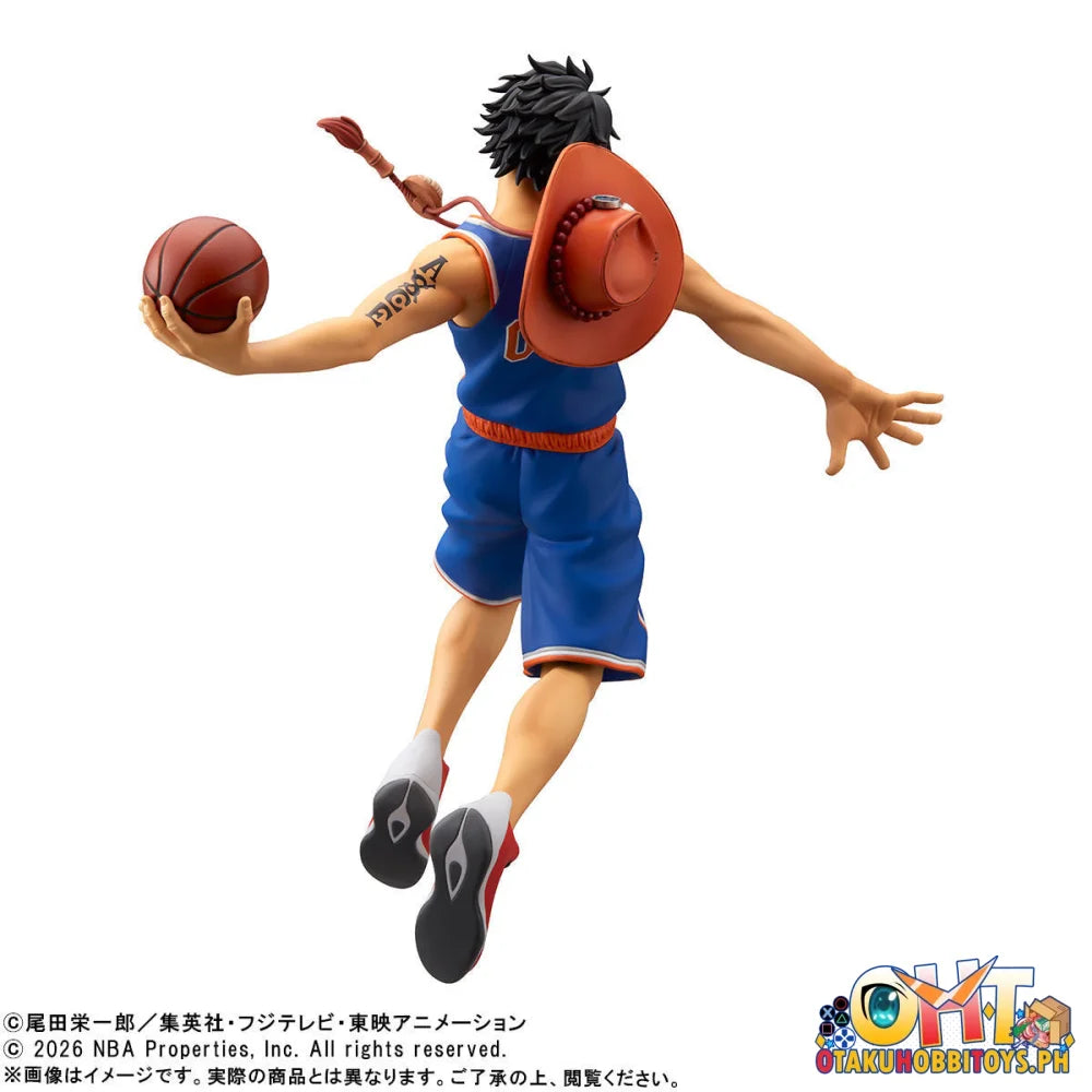 Banpresto ONE PIECE x NBA Master Stars Piece - Portgas D. Ace (New York Knicks) - Prize Figure