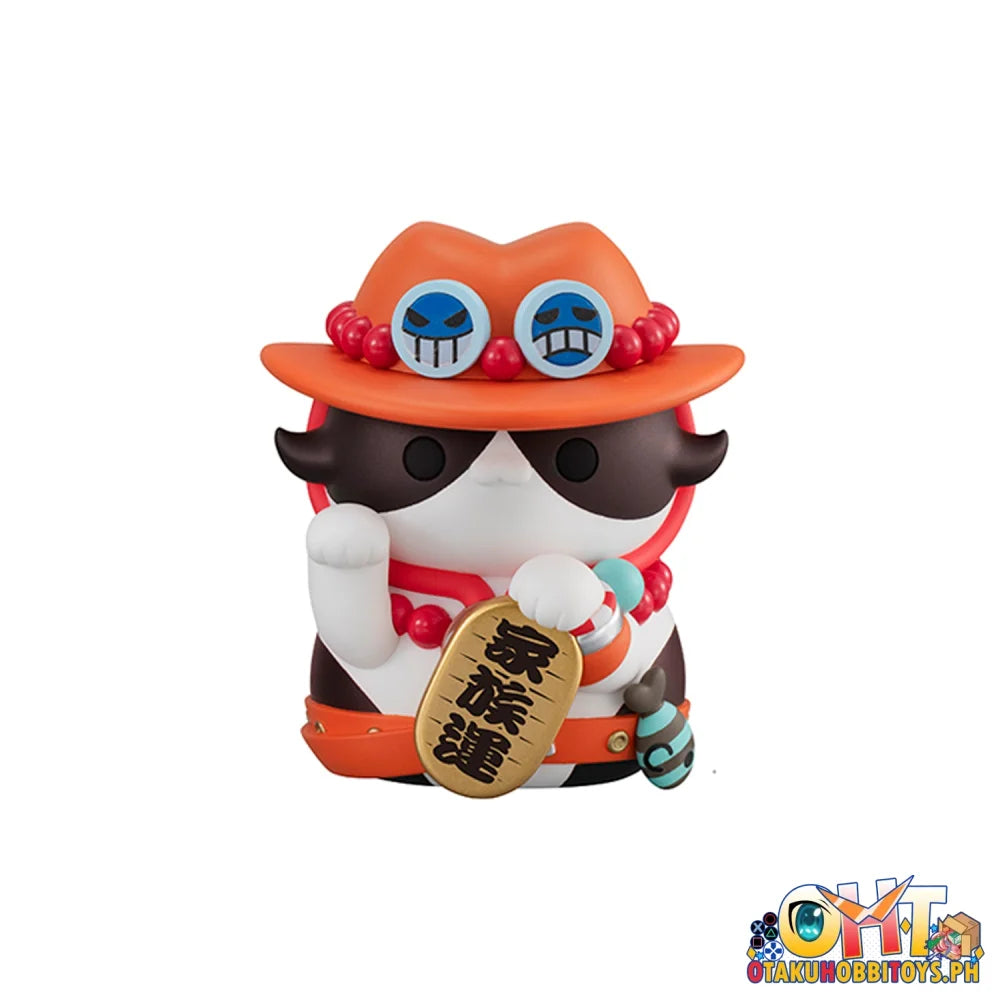 Box Of 6 - Mega Cat Project One Piece Nyan Piece Nyan!! Beckoning Cat Lucky Pirates Trading Figure