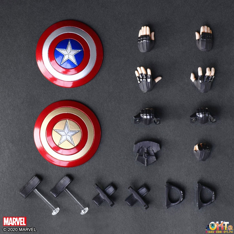 Bring Arts Marvel Universe Variant Captain America Designed By TETSUYA NOMURA
