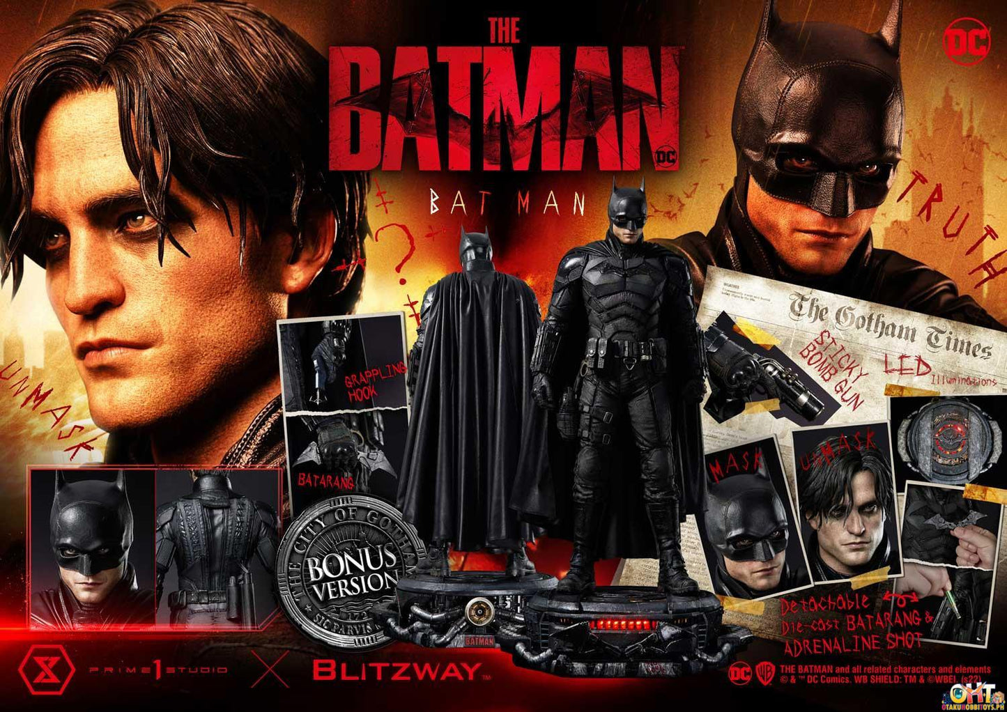 Prime 1 Studio The Batman Museum Masterline 1/3 Batman (Bonus Version)